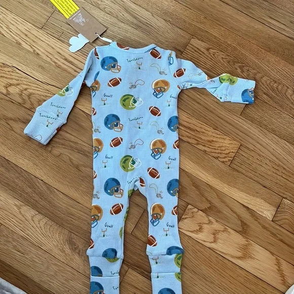 Football Angel Dear Convertible Romper NWT - Picture 5 of 5